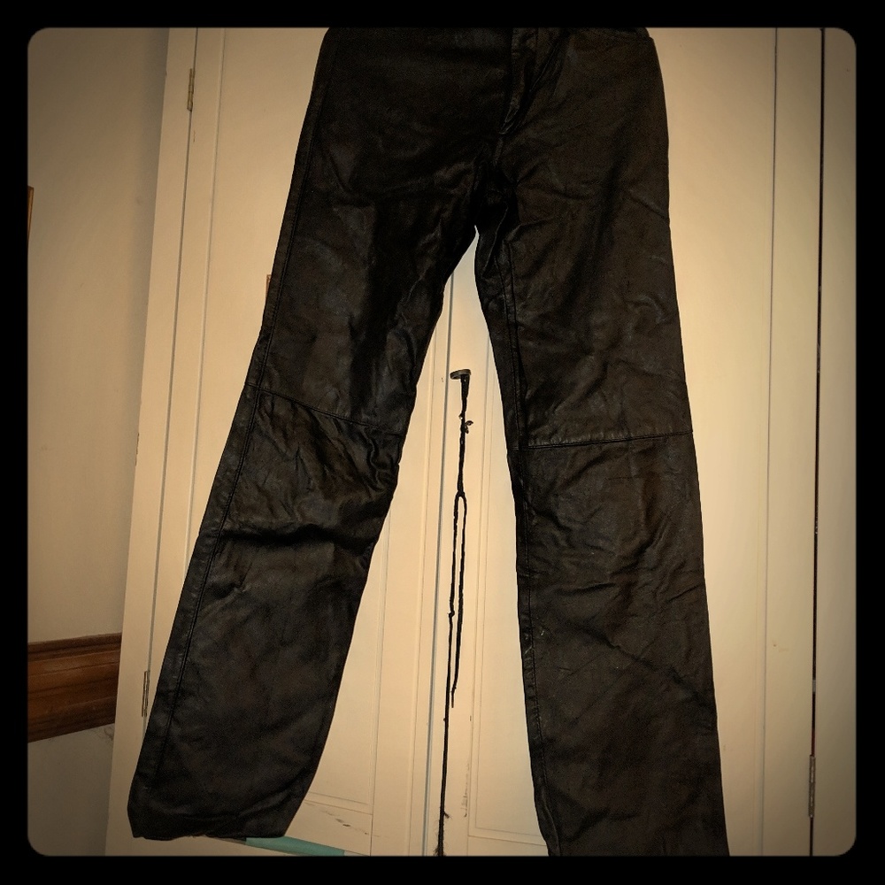 Genuine leather jean size 29 at lt 30 inch inseam